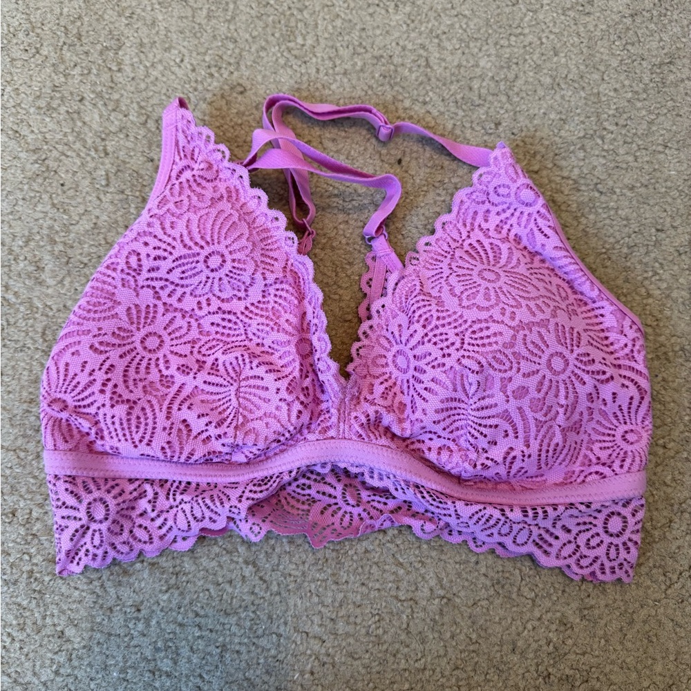 Lace Bralette in Pink